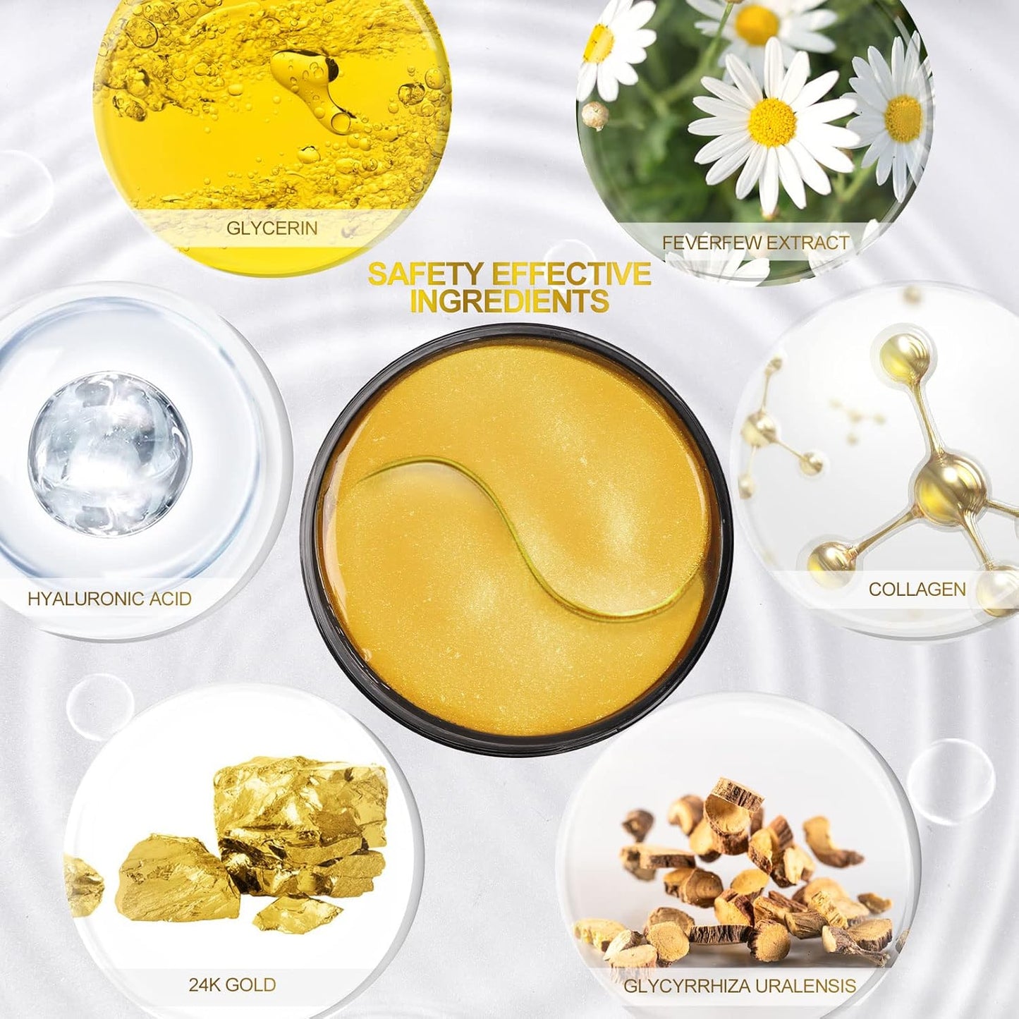 24K Gold Eye Mask